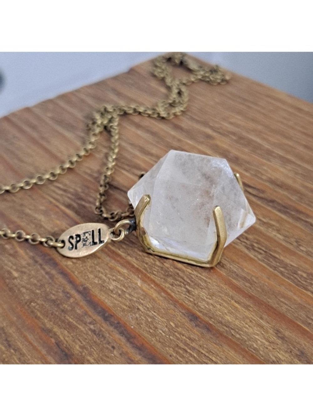 Rare vintage Spell Appalachian crystal necklace